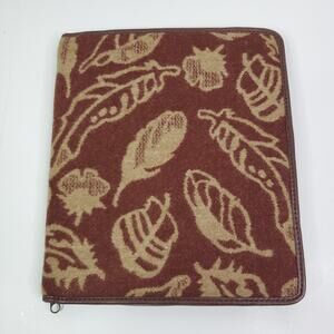 Pendleton Wool rust feather storm- Tablet Case portfolio E-Reader Cover